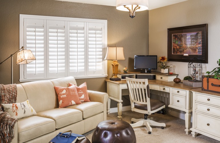 Home Office Plantation Shutters In New Brunswick